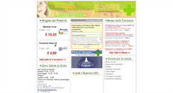 Desktop Screenshot of farmacialambrate.com